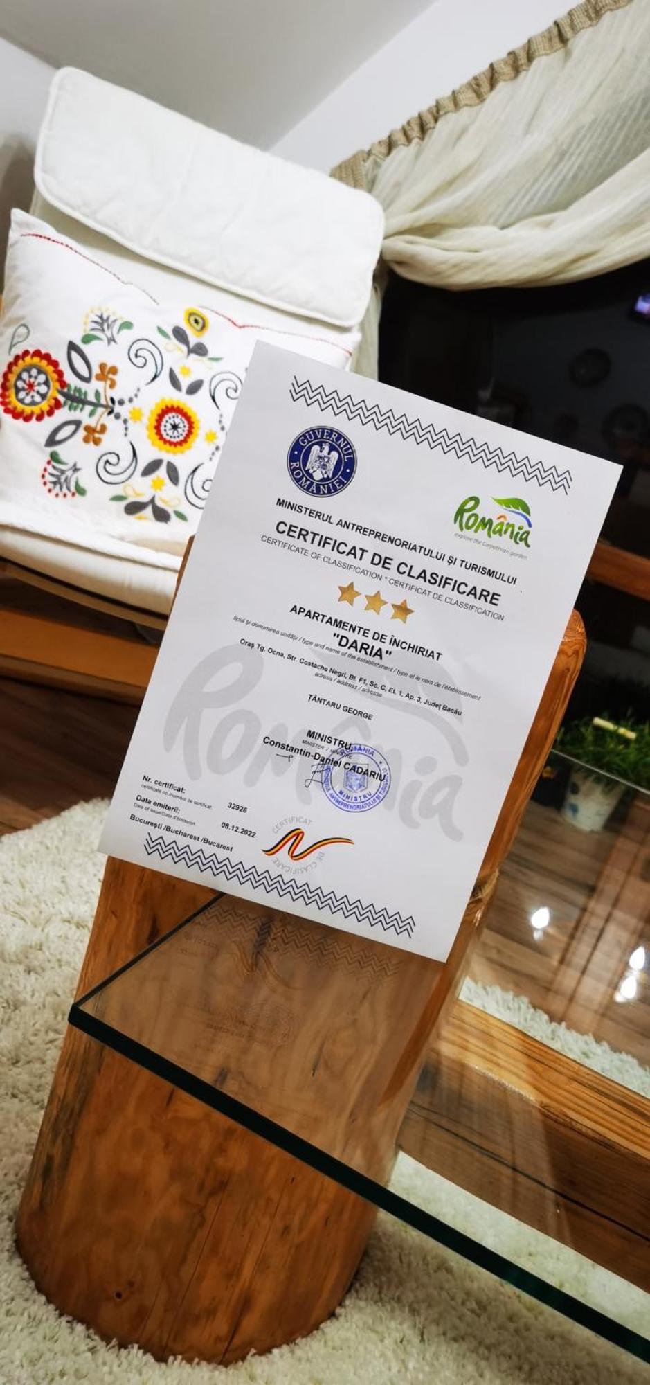 Apartament Daria Tîrgu Ocna المظهر الخارجي الصورة
